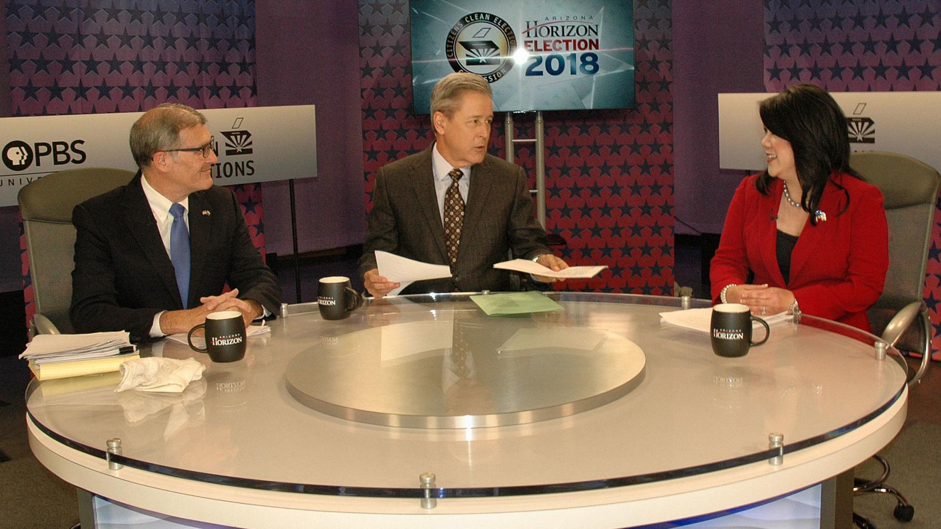 Personal insults flow in TV debate between Arizona treasurer candidates